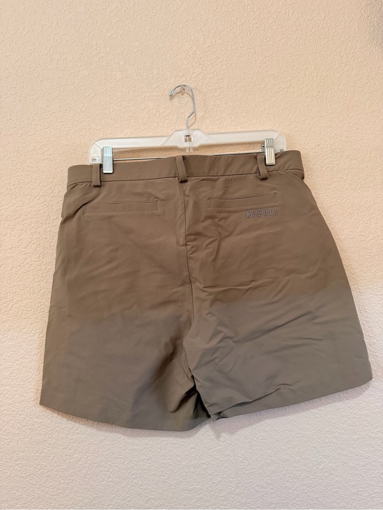 NOBULL Other - NOBULL Men's Tan Flat-Front Performance Golf Shorts 7in inseam